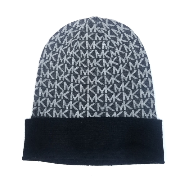 Michael Kors MK Logo Print Winter Beanie - Picture 1 of 3
